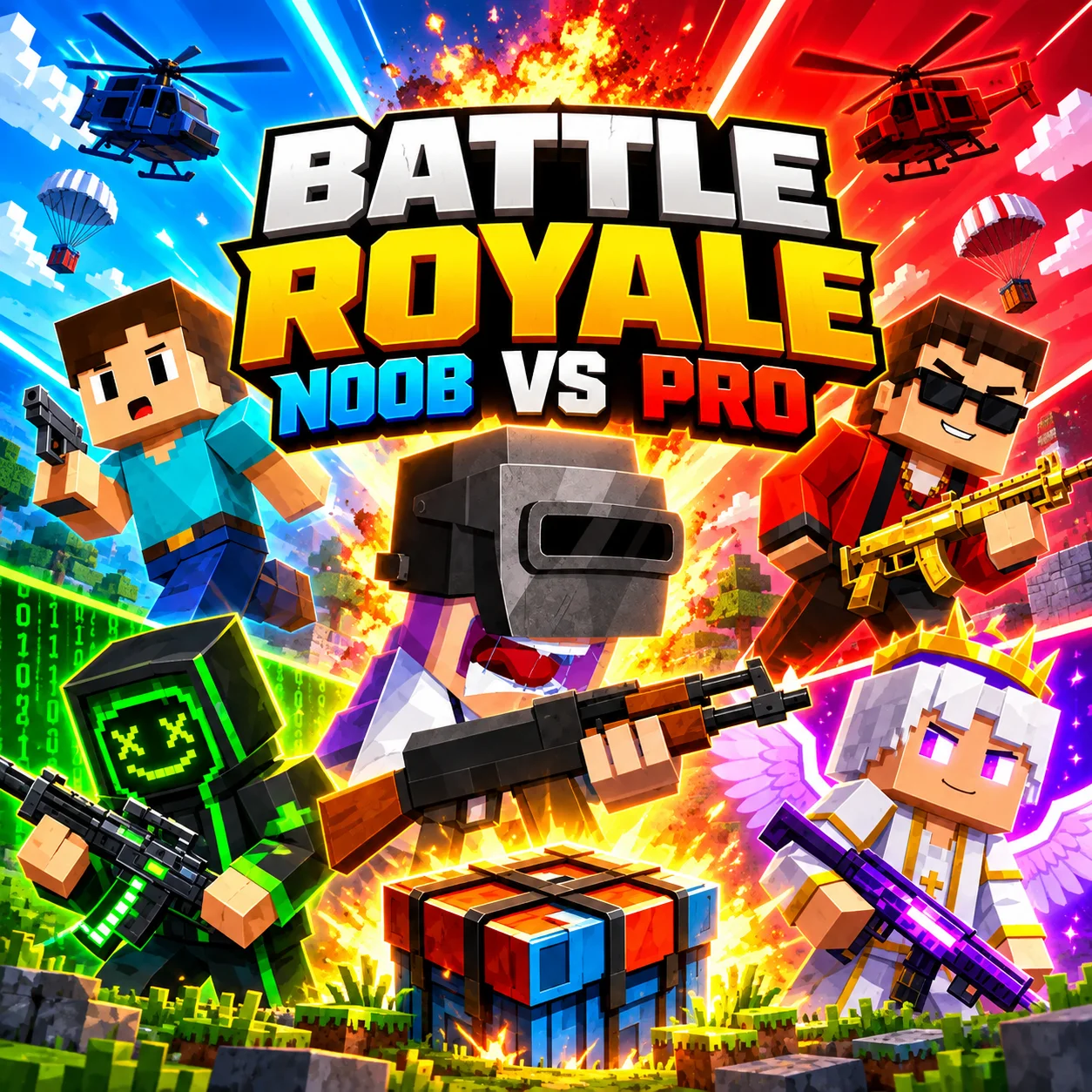 Play Battle Royale: Noob vs Pro free online
