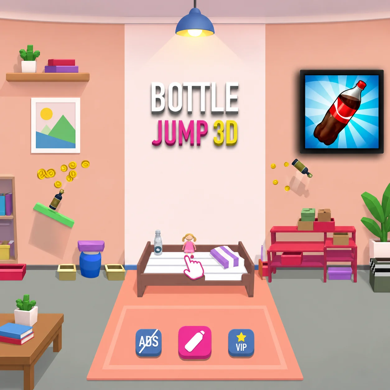 Play Bottle Jump 3D free online