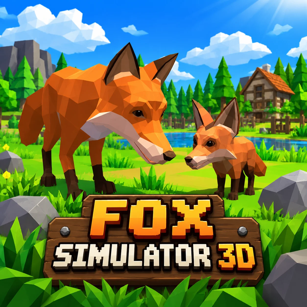 Play Fox Simulator 3D free online