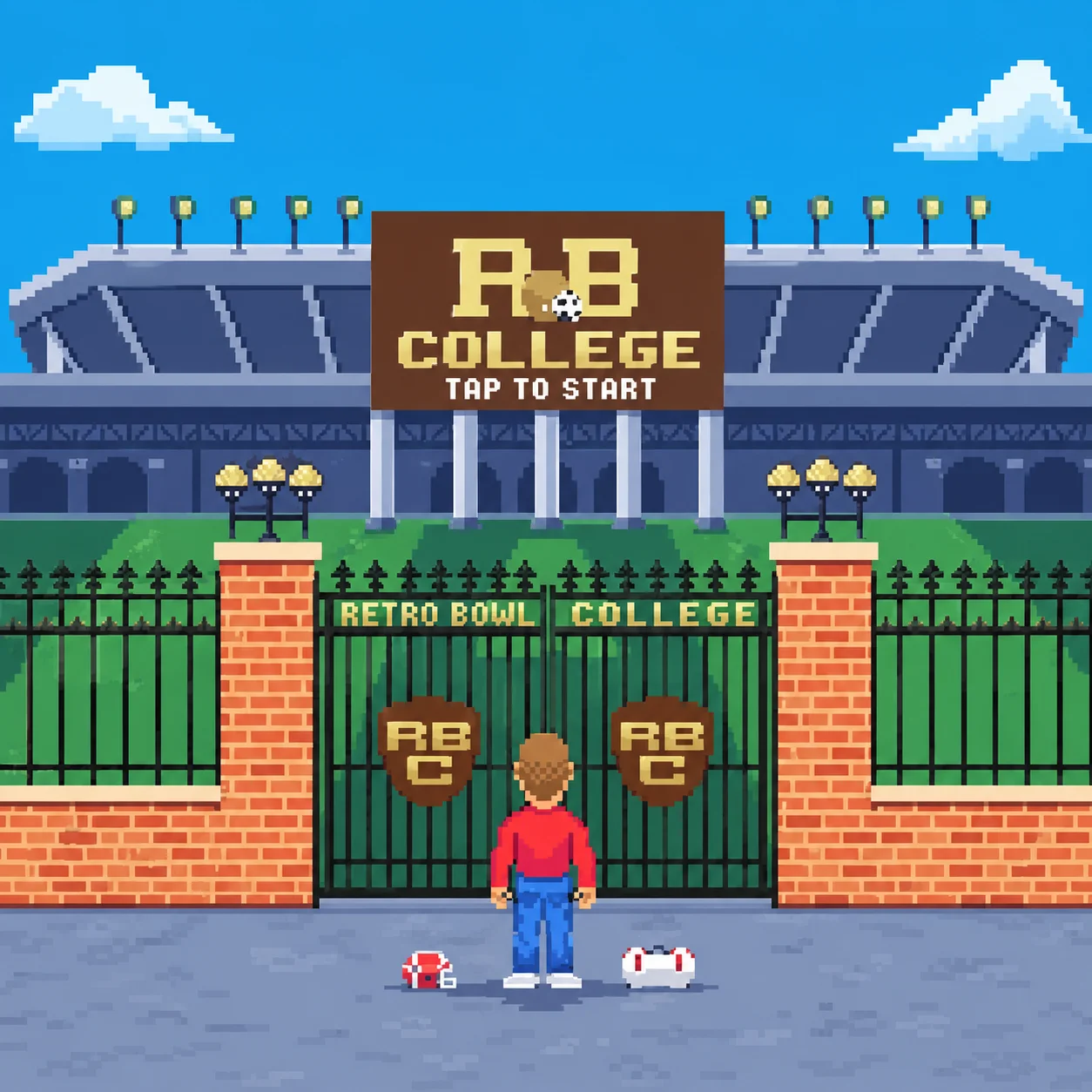 Play Retro Bowl College online