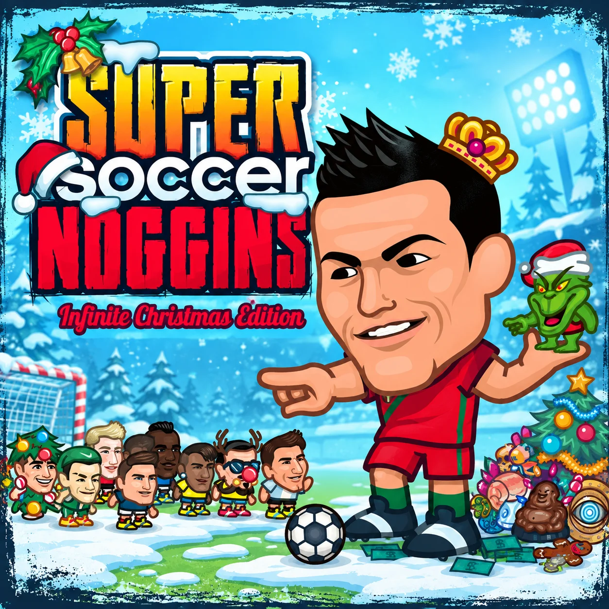 Play Super Soccer Noggins Xmas Edition online